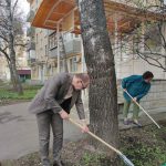 Сотрудники Департамента ГОЧСиПБ провели субботник под музыку